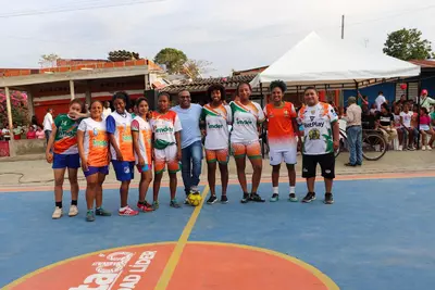 Inauguración de Placa Polideportiva Vereda Loma Verde